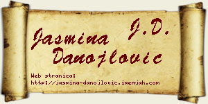 Jasmina Danojlović vizit kartica